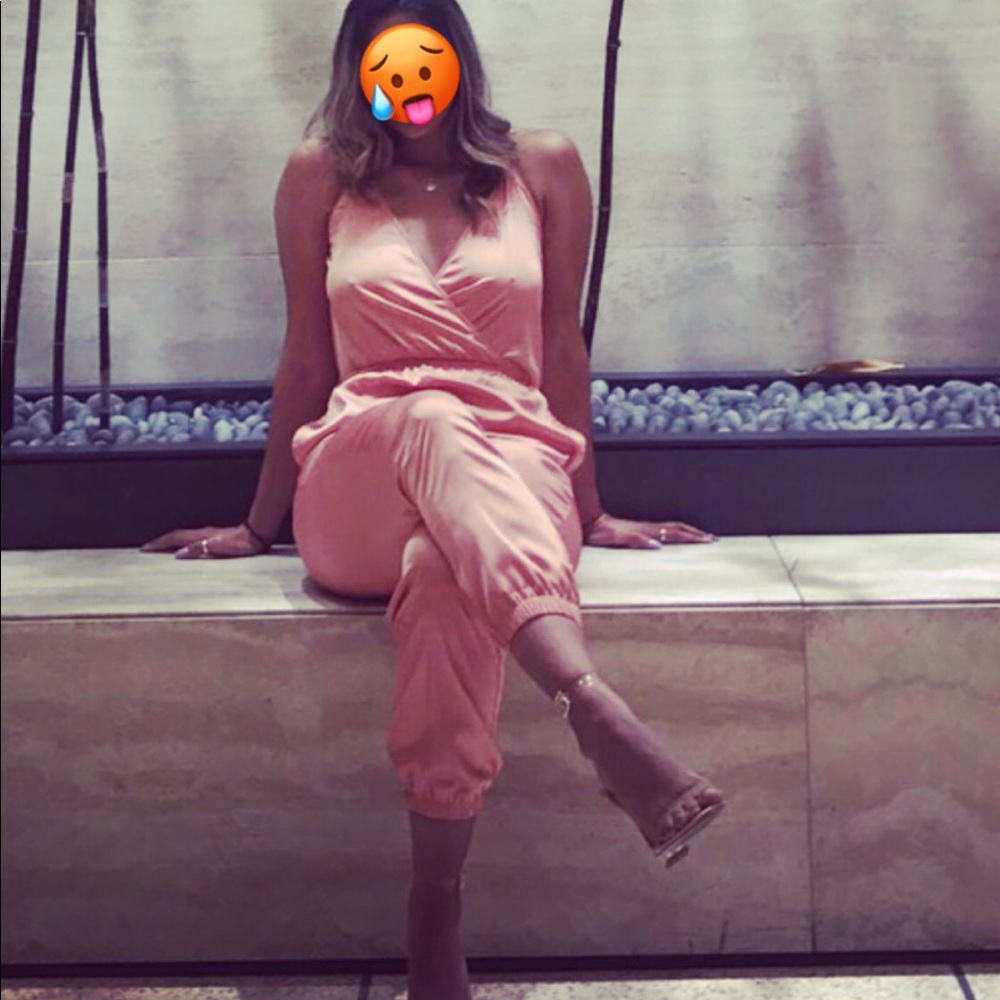 Light pink jumpsuit